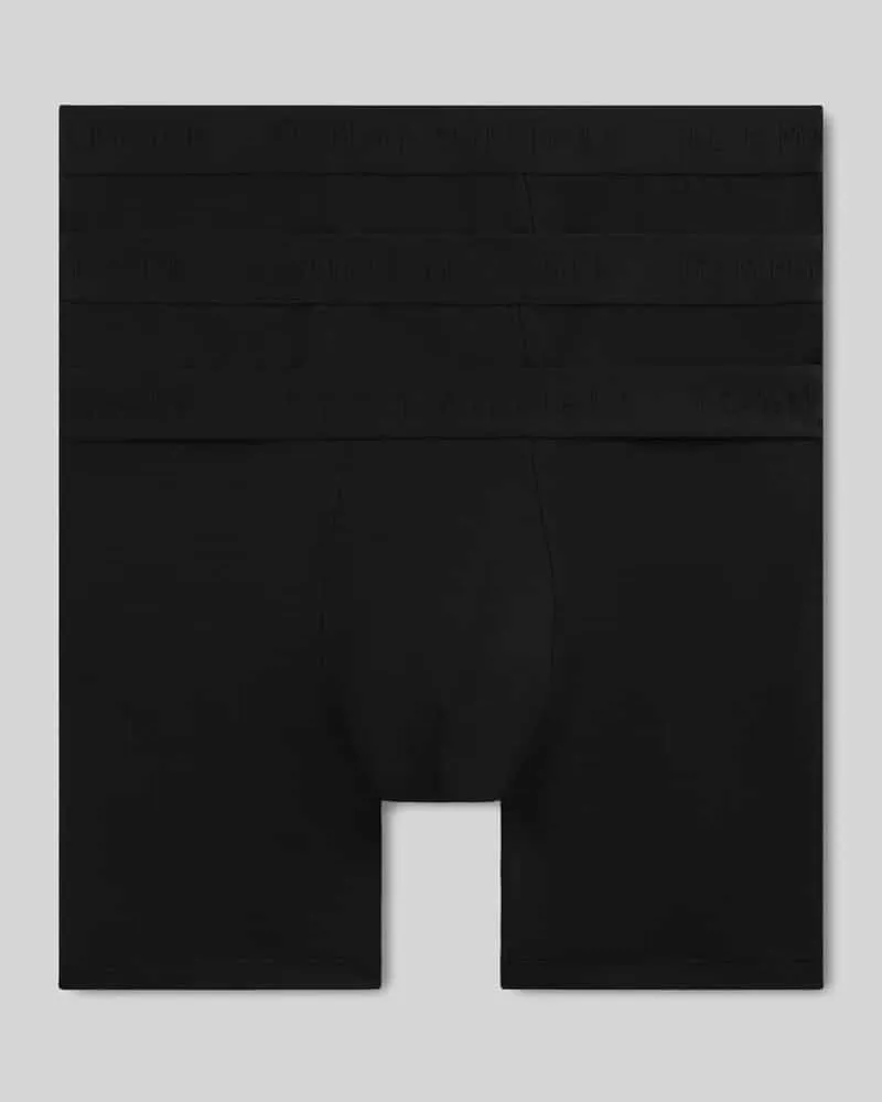 Tommy Hilfiger Boxer Brief aus Modal-Mix mit Baumwoll-Anteil im 3er-Pack Modell '3P BOXER BRIEF Black