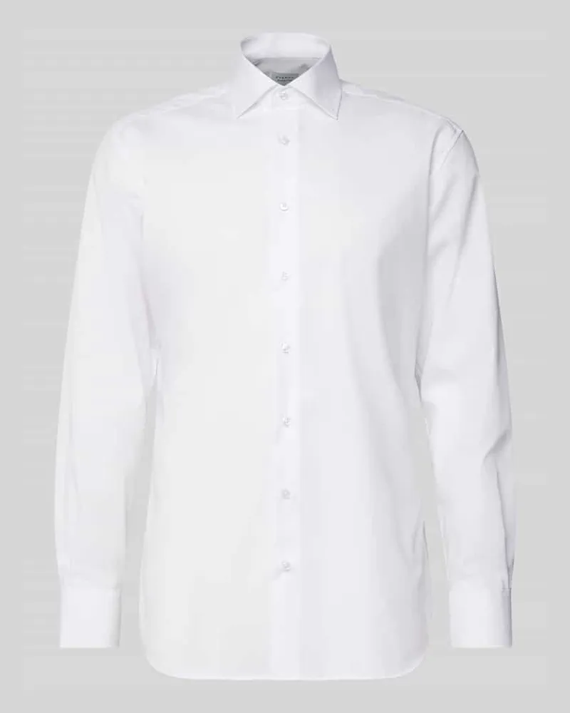 Eterna Modern Fit Business-Hemd mit Kentkragen Weiss