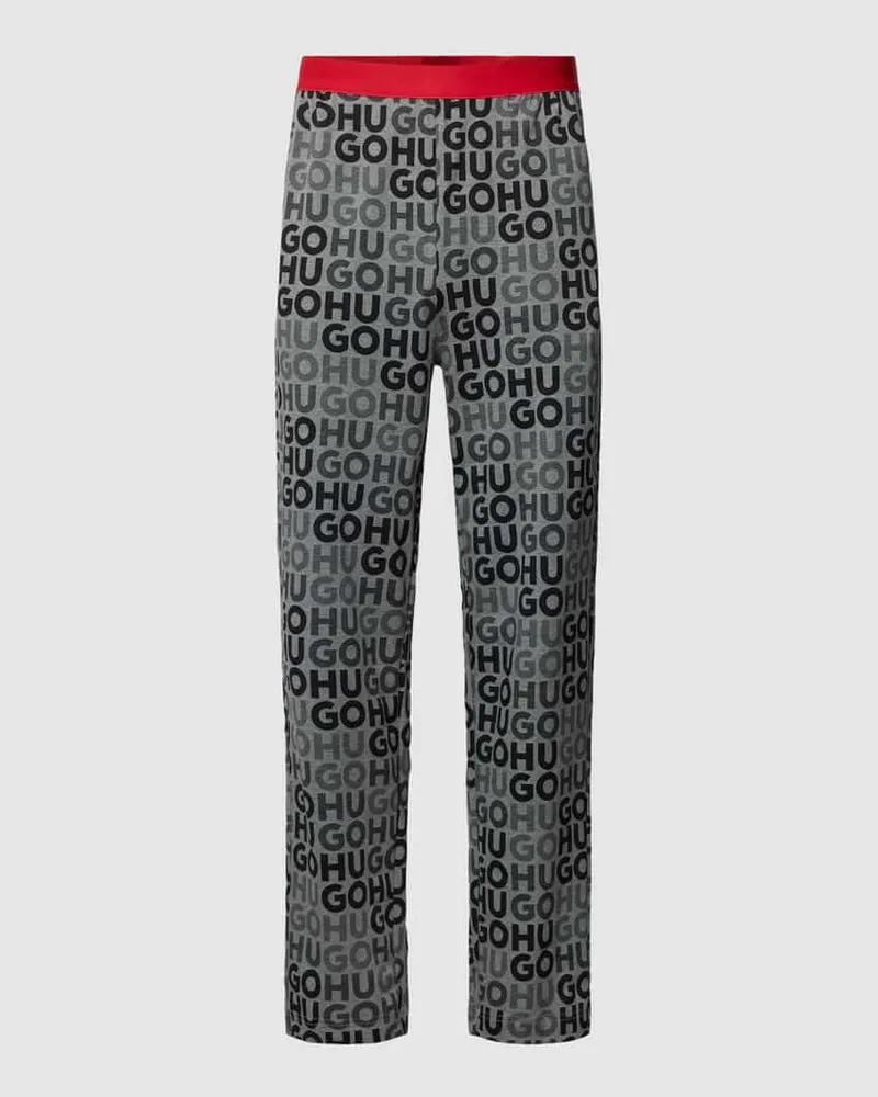 HUGO BOSS Pyjama-Hose mit Label-Details Modell 'Monogram 