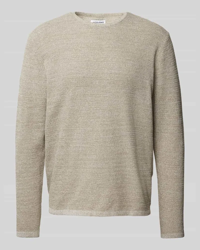 Jack & Jones Strickpullover mit Rundhalsausschnitt Modell 'GEORGE 