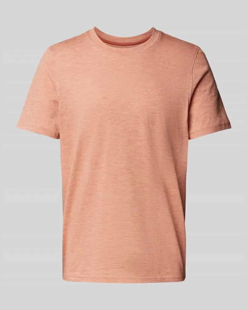 McNeal T-Shirt mit geripptem Rundhalsausschnitt 