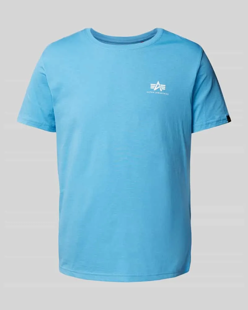 Alpha Industries T-Shirt mit Label-Print 