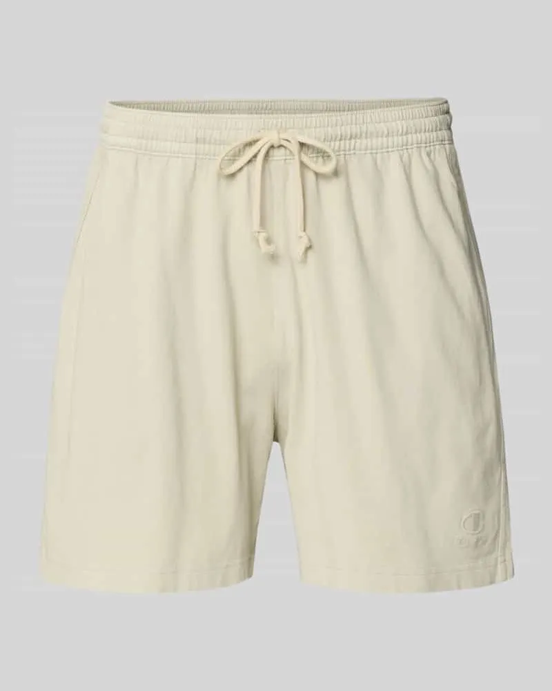 Champion Regular Fit Shorts mit Label-Stitching 