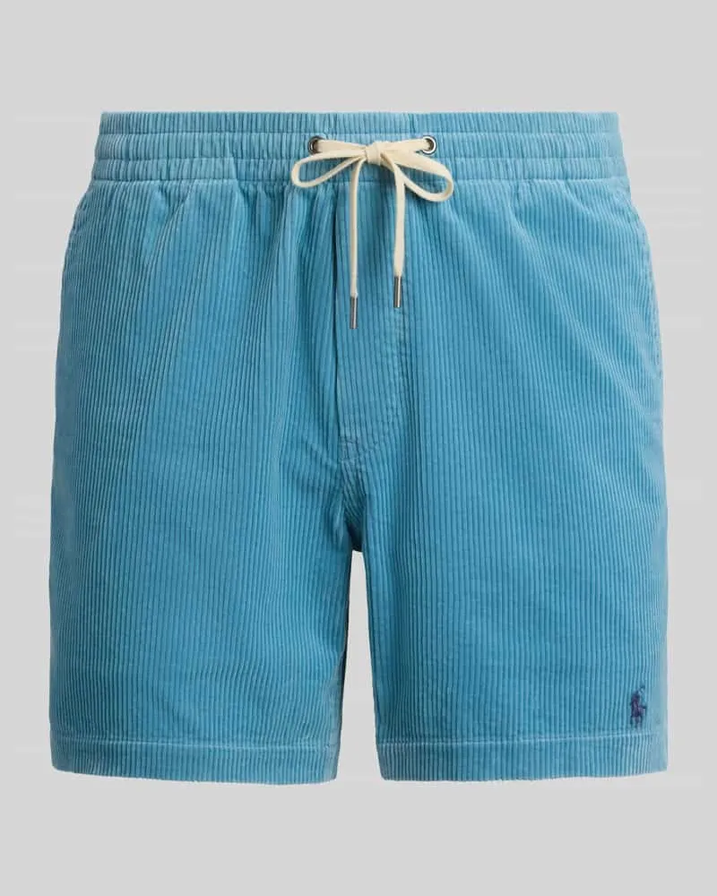 Ralph Lauren Sweatshorts aus reiner Baumwolle Blau