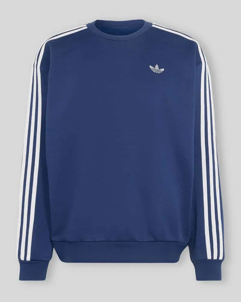 adidas Oversized Sweatshirt aus Baumwoll-Mix Marine