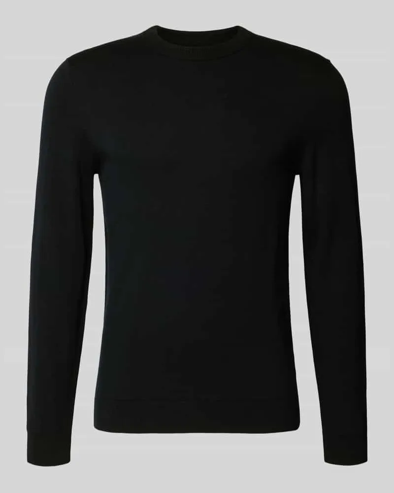 McNeal Strickpullover aus Baumwoll-Kaschmir-Mix mit Rundhalsausschnitt Marine