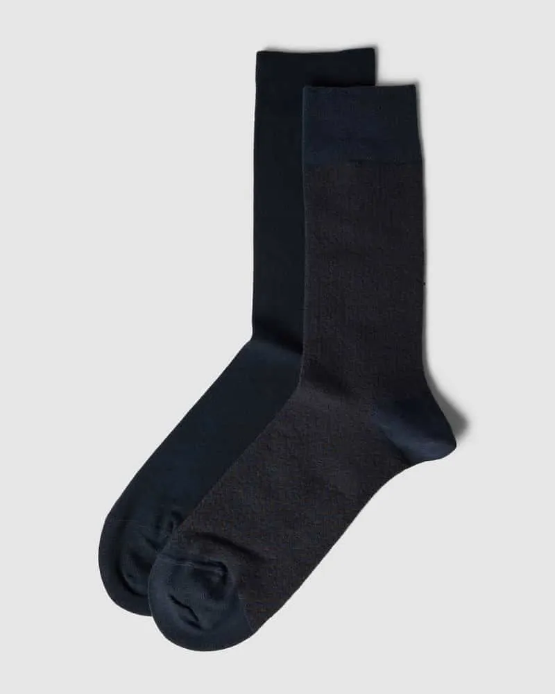 Christian Berg Socken mit Stretch-Anteil im 2er-Pack 