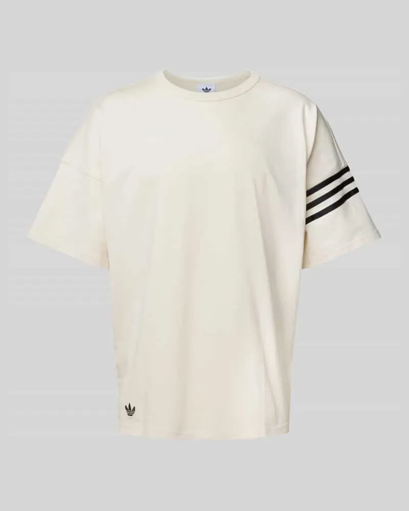 adidas T-Shirt mit labeltypischen Streifen 