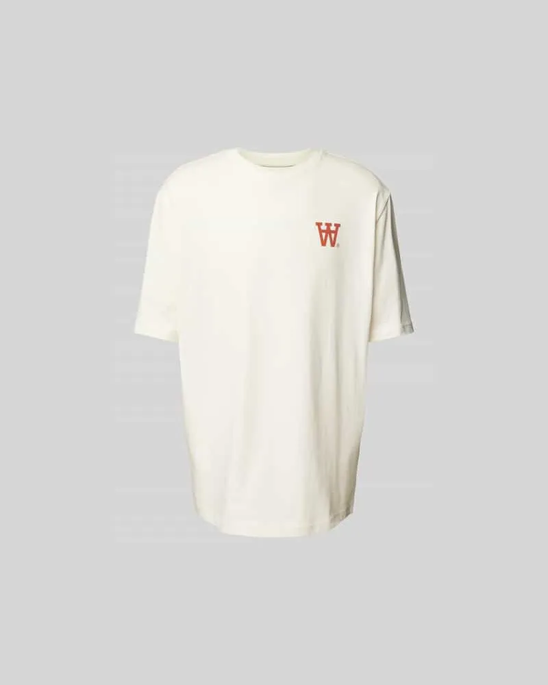 Wood Wood Oversized T-Shirt aus Baumwolle Weiss