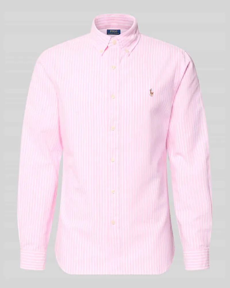 Ralph Lauren Regular Fit Freizeithemd aus reiner Baumwolle Rosa