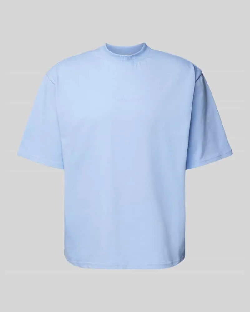 Carlo Colucci Oversized T-Shirt mit Label-Print 