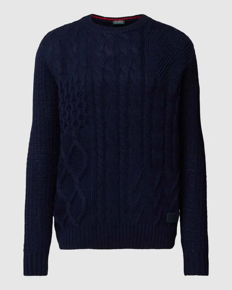 Scotch&Soda Strickpullover mit Label-Patch 