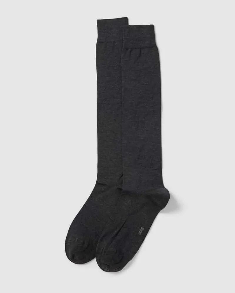HUGO BOSS Socken mit geripptem Abschluss im 2er-Pack 