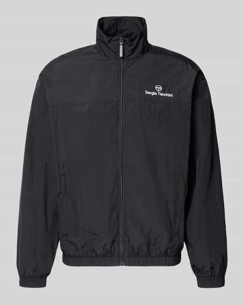 Sergio Tacchini Regular Fit Jacke mit Stehkragen Modell 'Nayla Black