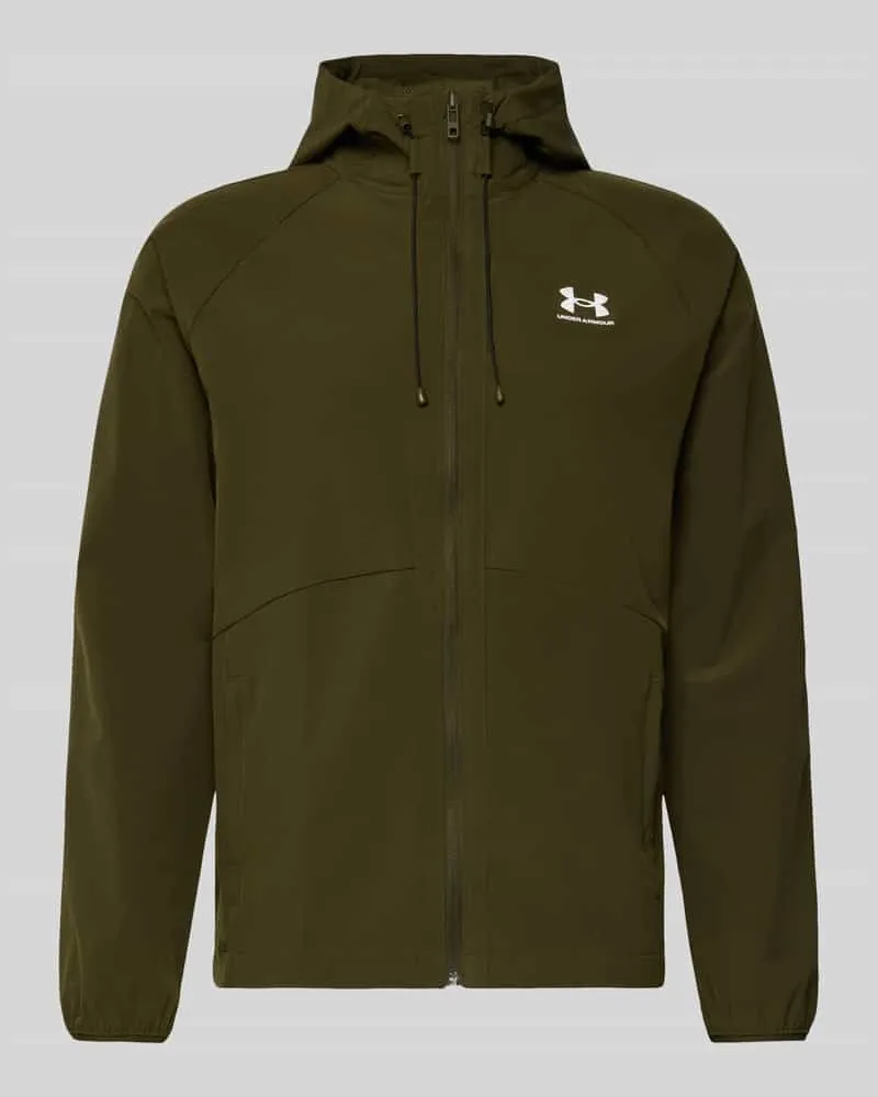 Under Armour Regular Fit Windbreaker mit Logo-Print 