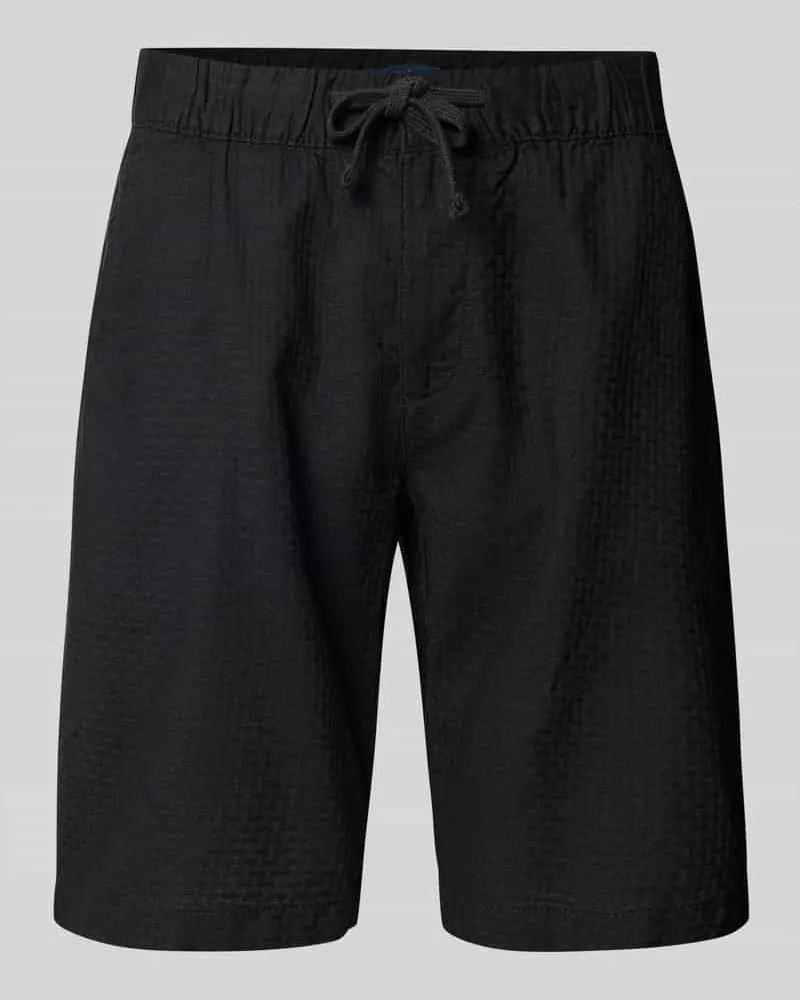 McNeal Bermudas mit elastischem Bund Black