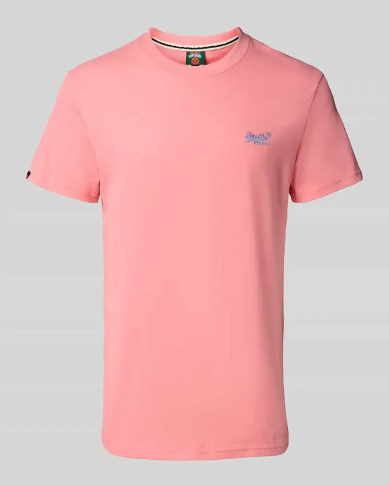 Superdry. T-Shirt mit Label-Stitching 