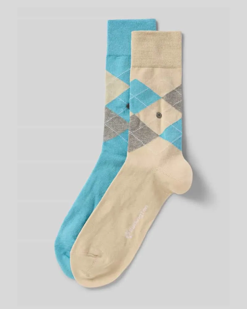 Burlington Socken mit Label-Detail Modell 'Everyday Sand