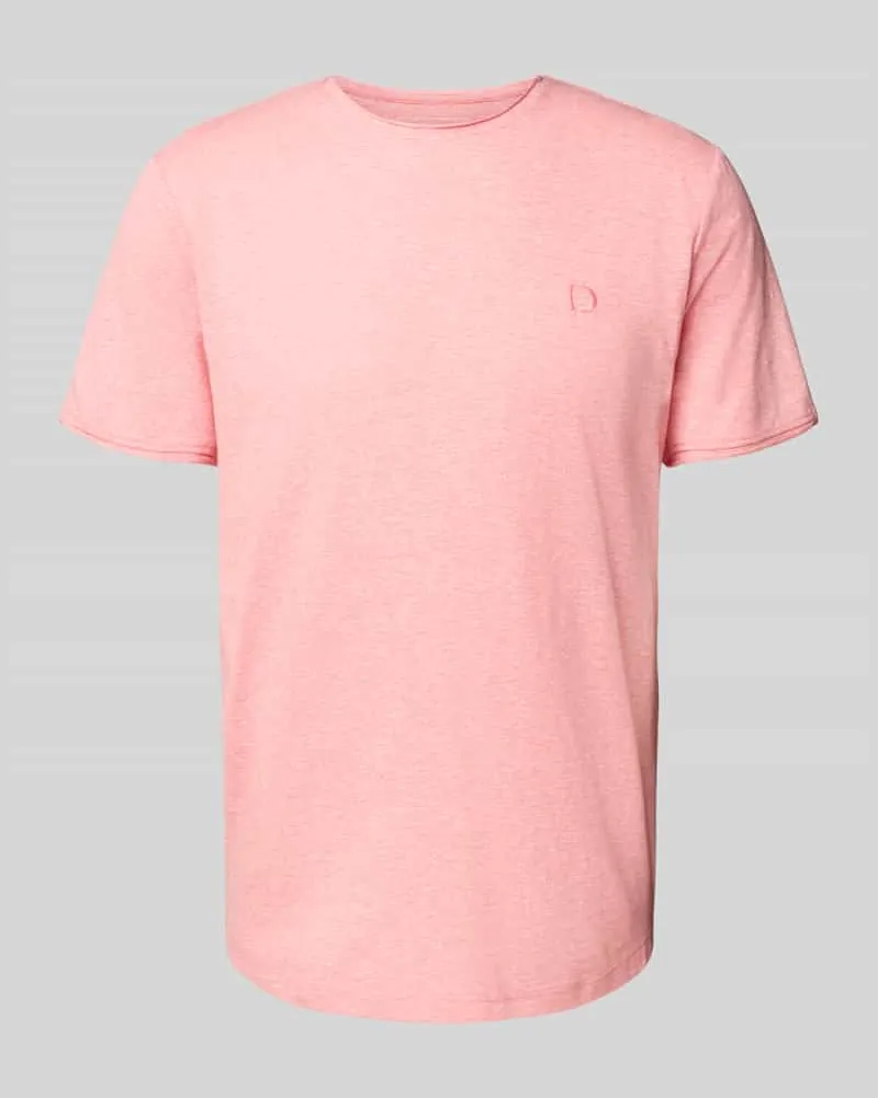 Tom Tailor Regular Fit T-Shirt aus Baumwoll-Mix Rosa