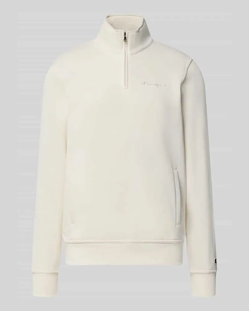 Champion Sweatshirt mit Label-Details Beige