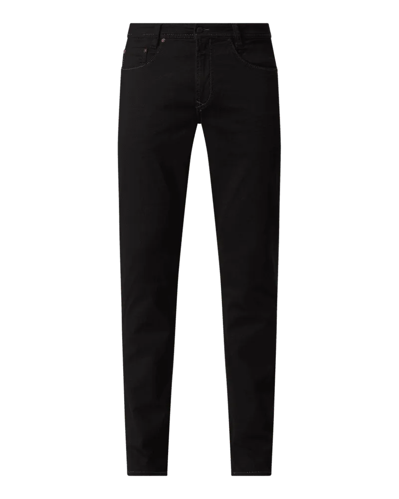 MAC Jeans Modern Fit Jeans aus Sweat Denim Modell 'Jog'n Jeans Black