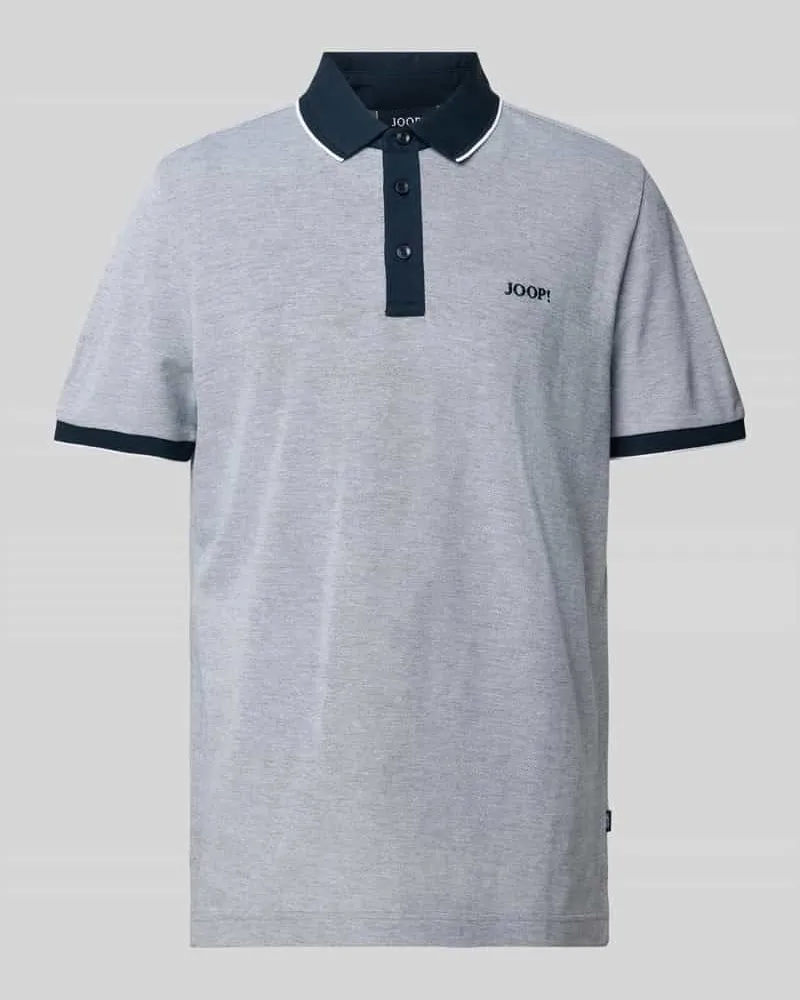 JOOP! Poloshirt mit Label-Stitching 