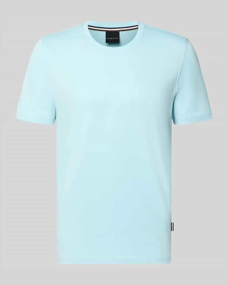 Bugatti Regular Fit T-Shirt aus reiner Baumwolle Aqua