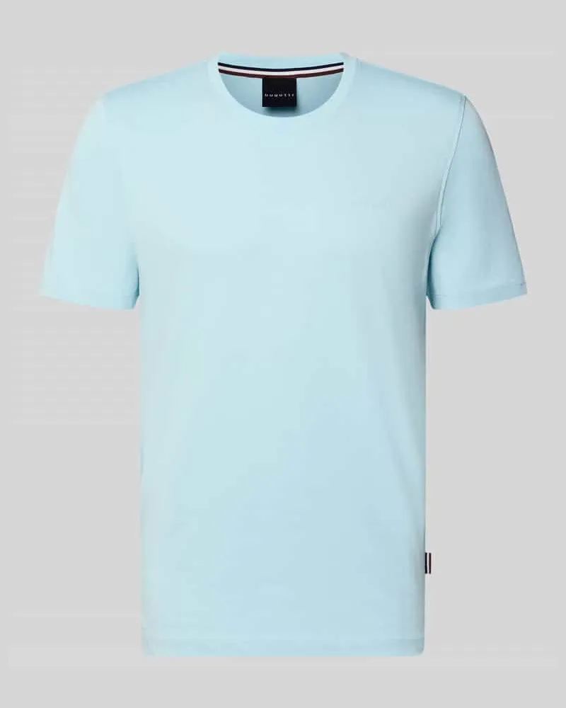 Bugatti Regular Fit T-Shirt aus reiner Baumwolle Aqua