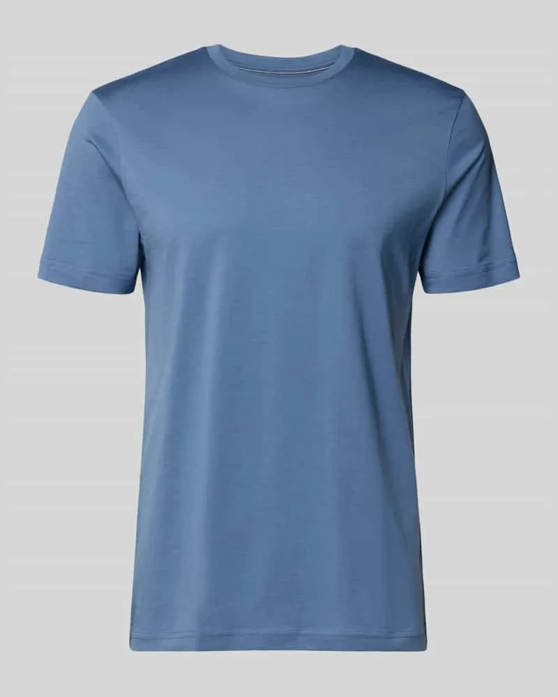 Christian Berg T-Shirt mit Rundhalsausschnitt Jeansblau