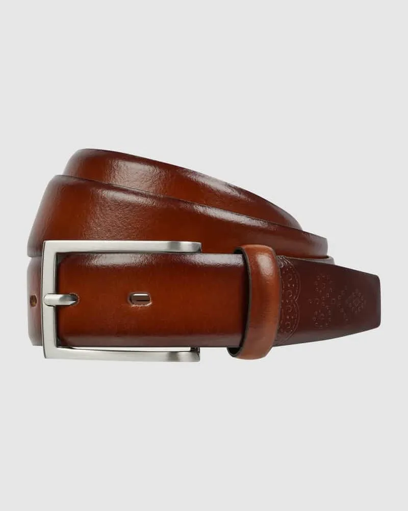 Lloyd Belts Gürtel aus Leder Cognac