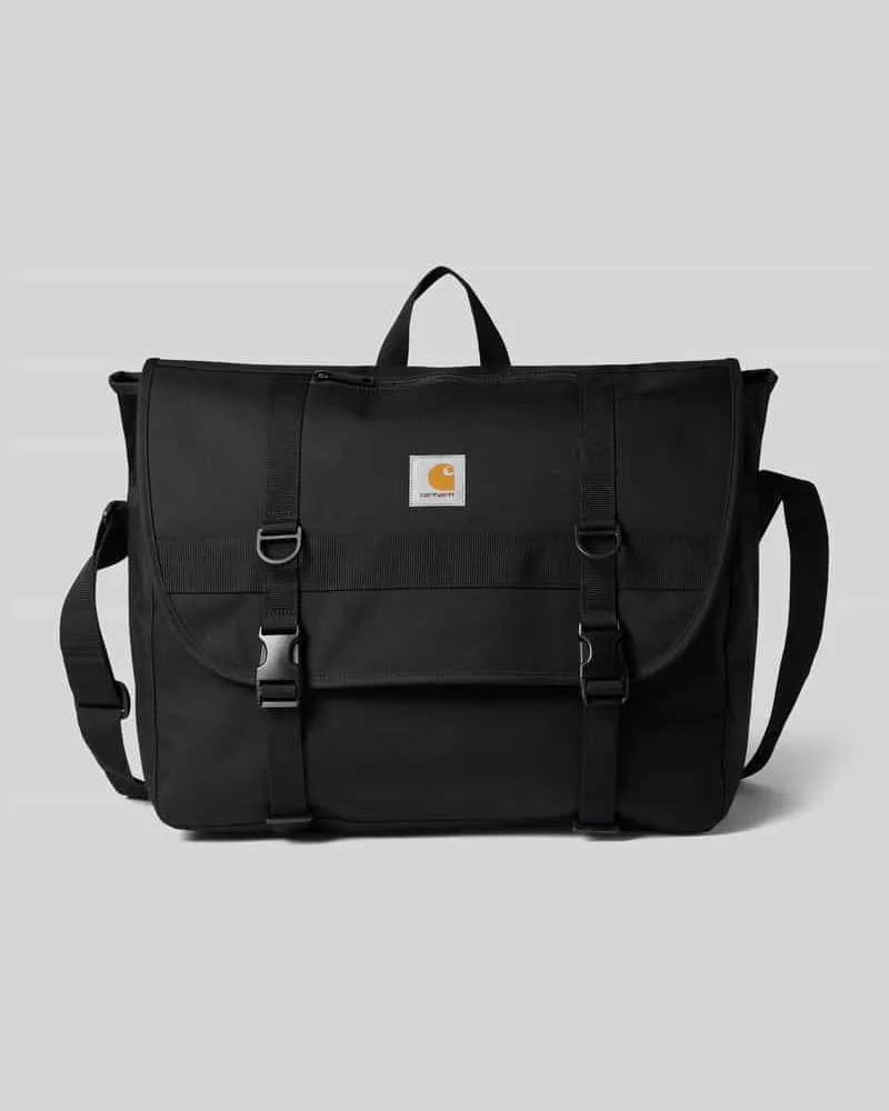 Carhartt WIP Messenger Bag mit Label-Patch Modell 'Jake Black