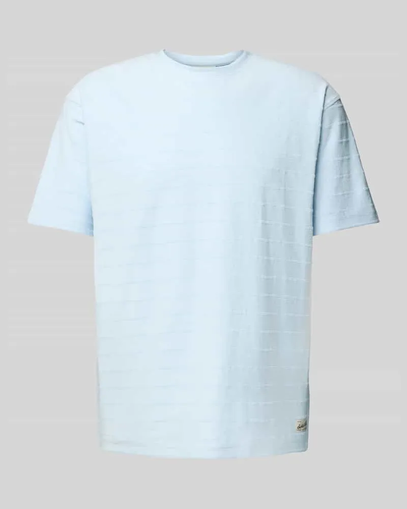 Scotch&Soda T-Shirt mit geripptem Rundhalsausschnitt 