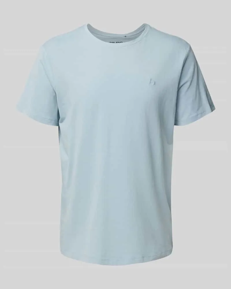 Blend T-Shirt mit geripptem Rundhalsausschnitt Modell 'Dinton 