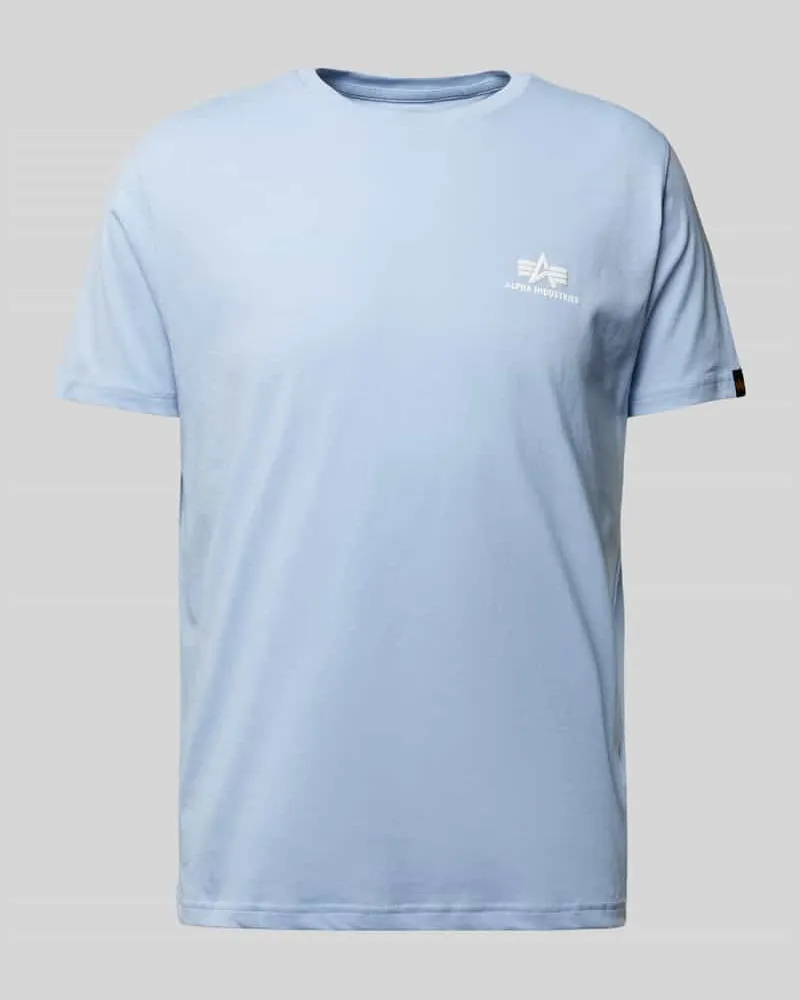 Alpha Industries T-Shirt mit Label-Print Modell 'BASIC 