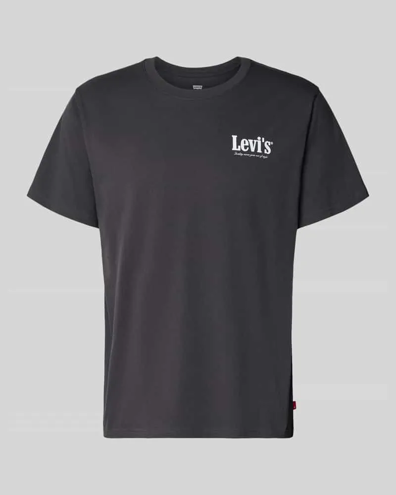 Levi's Relaxed Fit T-Shirt aus reiner Baumwolle Black