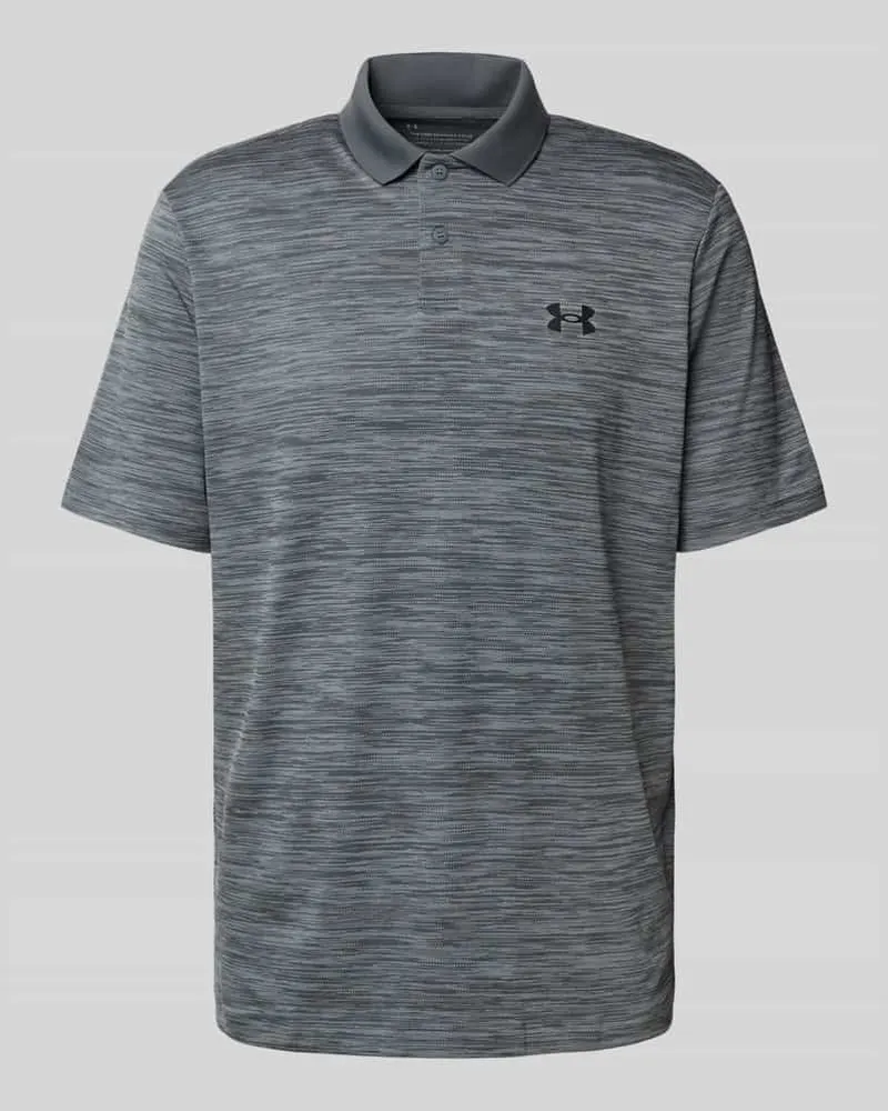 Under Armour Regular Fit Poloshirt mit Logo und Knopfleiste 