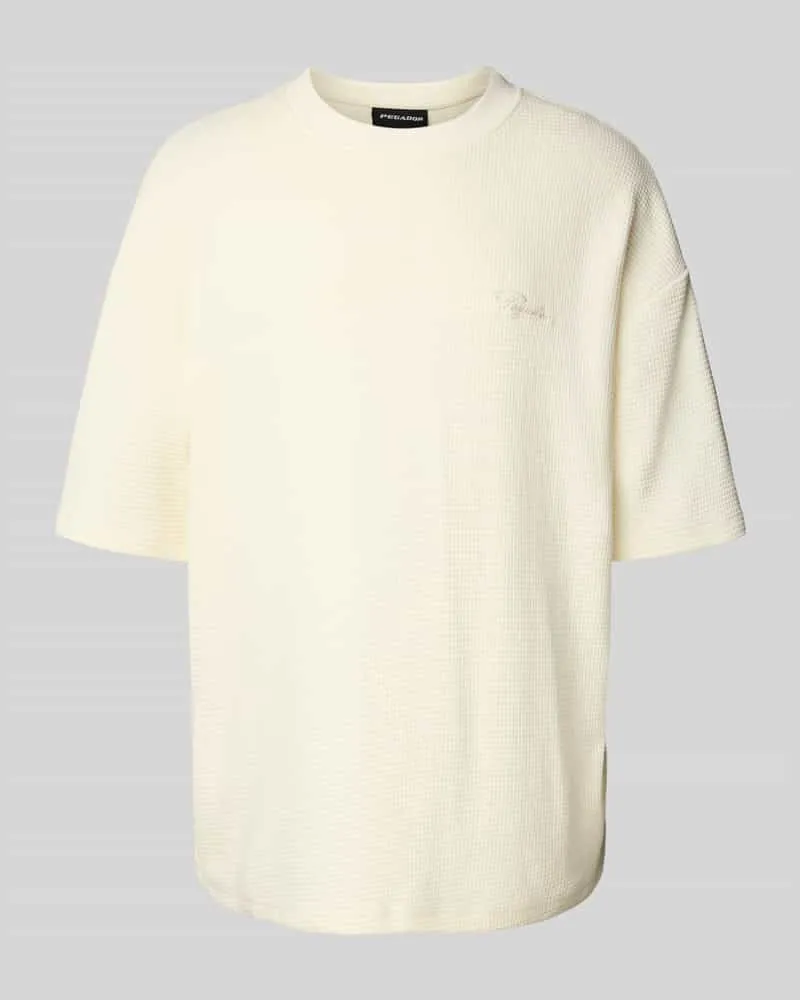 PEGADOR Oversized T-Shirt mit Label-Stitching 
