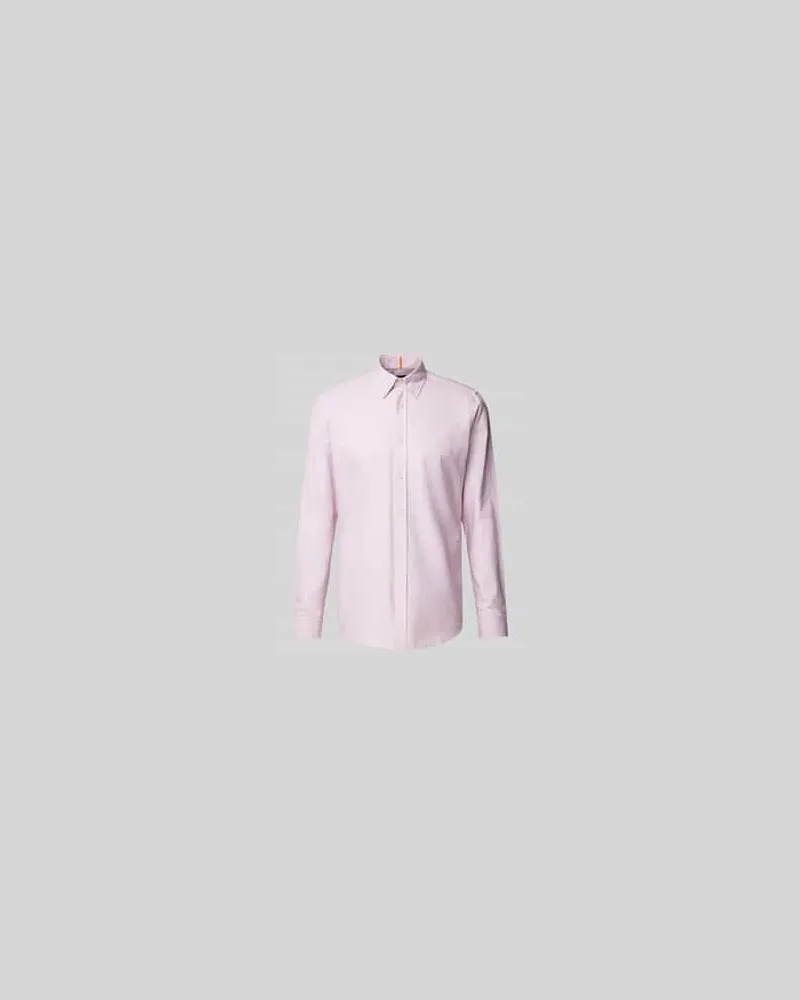 HUGO BOSS Slim Fit Freizeithemd mit Button-Down-Kragen Modell 'Rickert