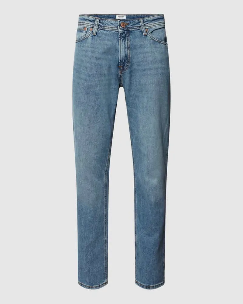 Jack & Jones Slim Fit Jeans mit Stretch-Anteil Modell 'CLARK 