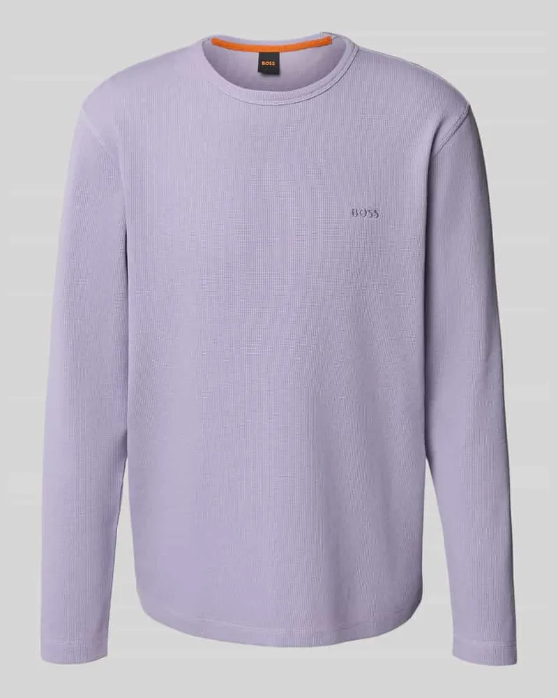 HUGO BOSS Longsleeve mit Label-Stitching Modell 'Tempesto 