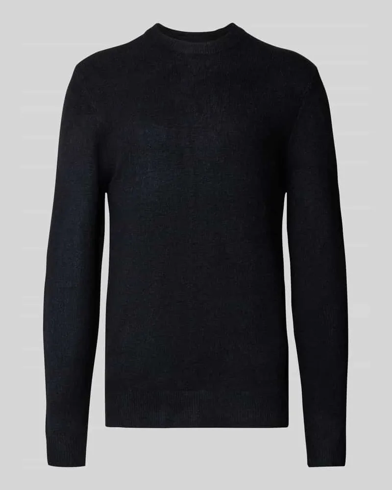 Casual Friday Regular Fit Strickpullover mit Rundhalsausschnitt Modell 'Heine 