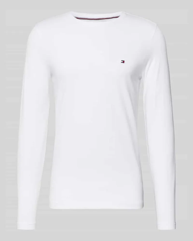Tommy Hilfiger Slim Fit T-Shirt aus Baumwoll-Mix Weiss