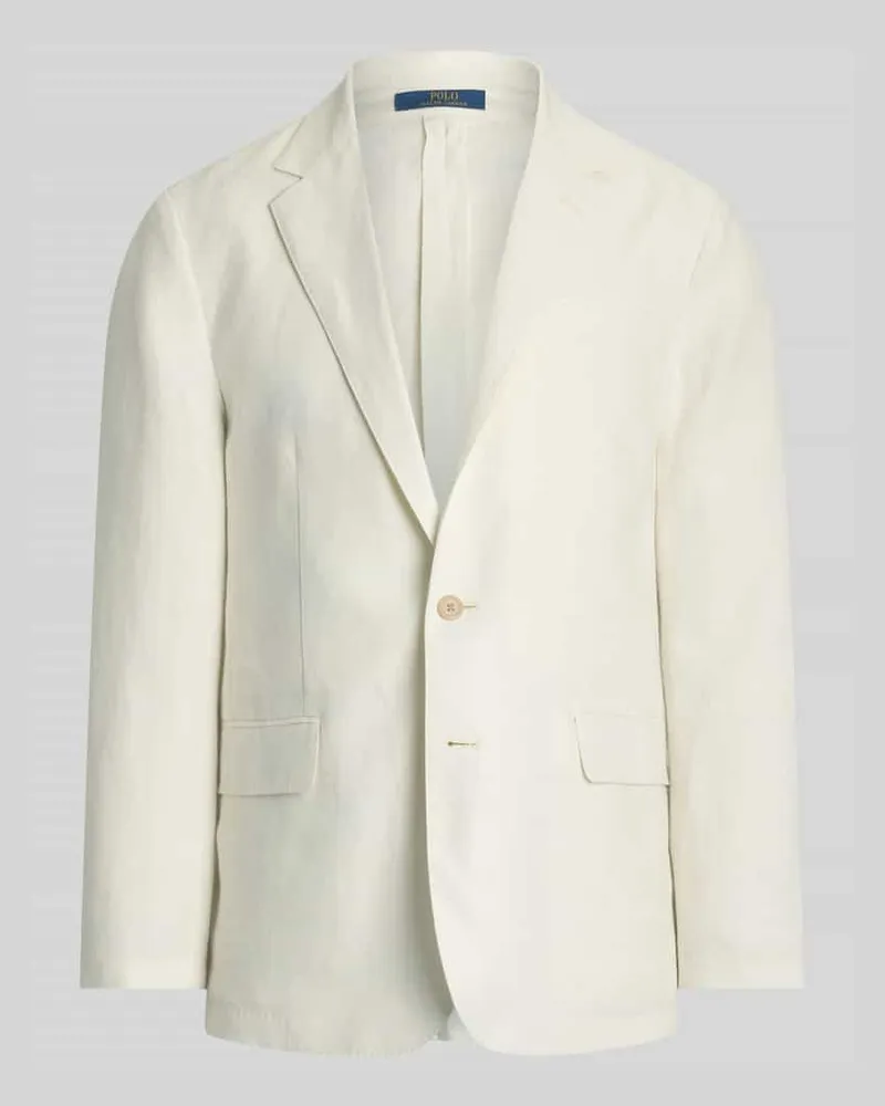 Ralph Lauren Regular Fit Anzugsakko aus reinem Leinen Sand