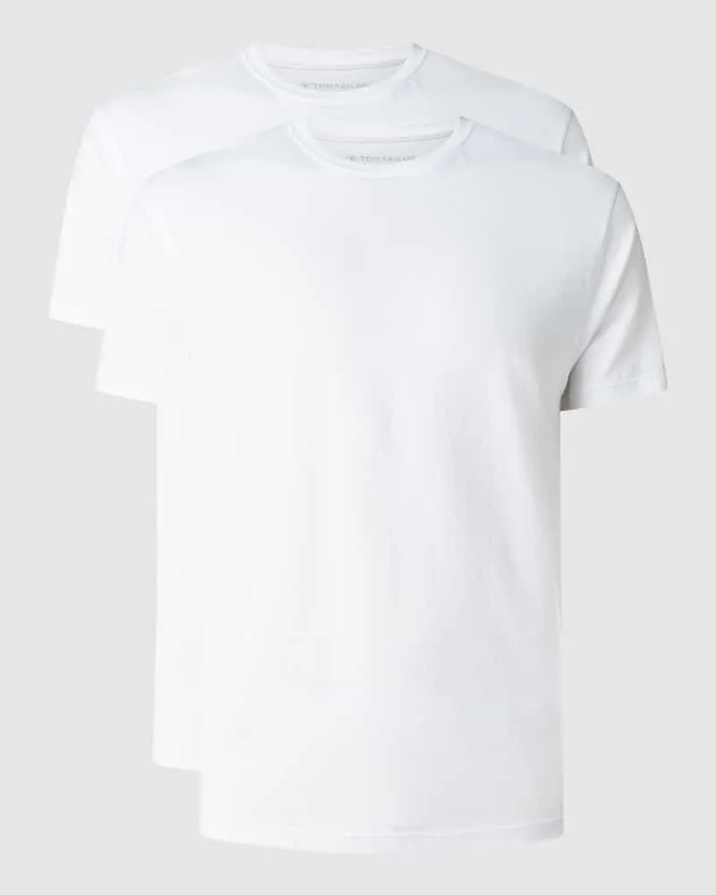 Tom Tailor T-Shirt aus Baumwolle im 2er-Pack 