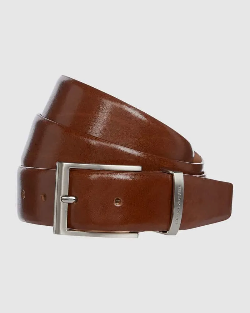 Pierre Cardin Ledergürtel mit Dornschließe 