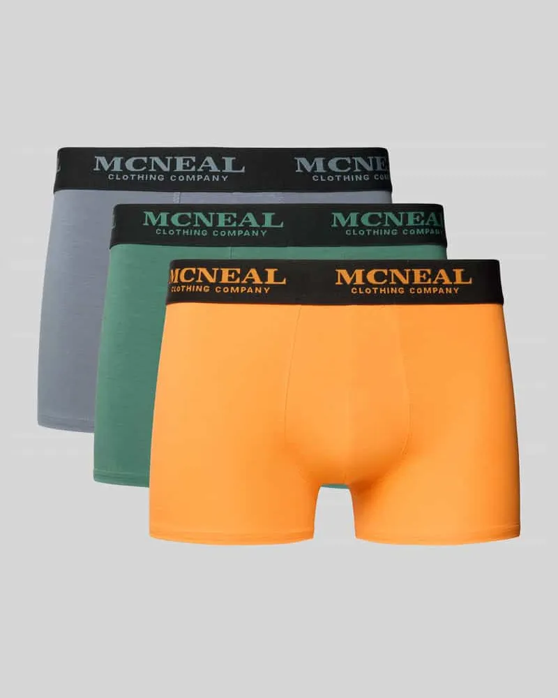 McNeal Trunks mit elastischem Logo-Bund im 3er-Pack 