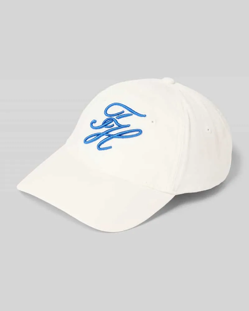 Tommy Hilfiger Basecap aus reiner Baumwolle Ecru