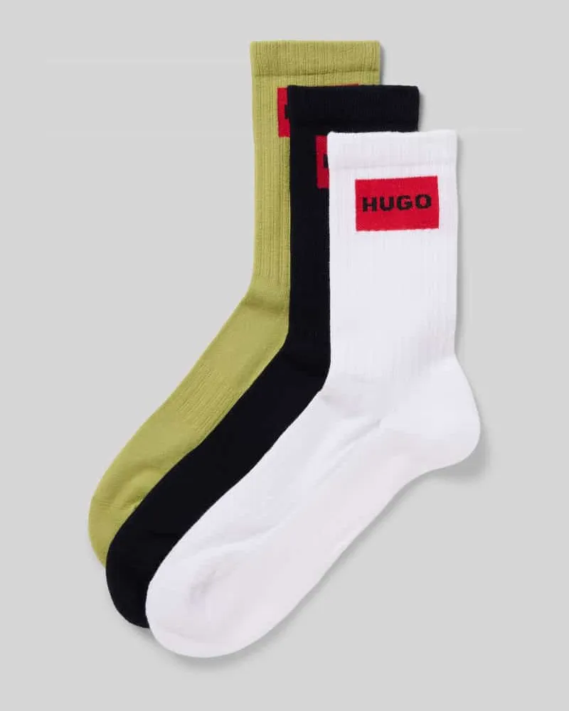 HUGO BOSS Socken mit Label-Detail im 3er-Pack 