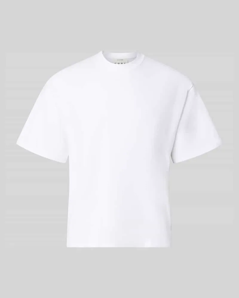 Jack & Jones Relaxed Fit T-Shirt aus elastischem Baumwoll-Mix Modell 'SCUBA Weiss