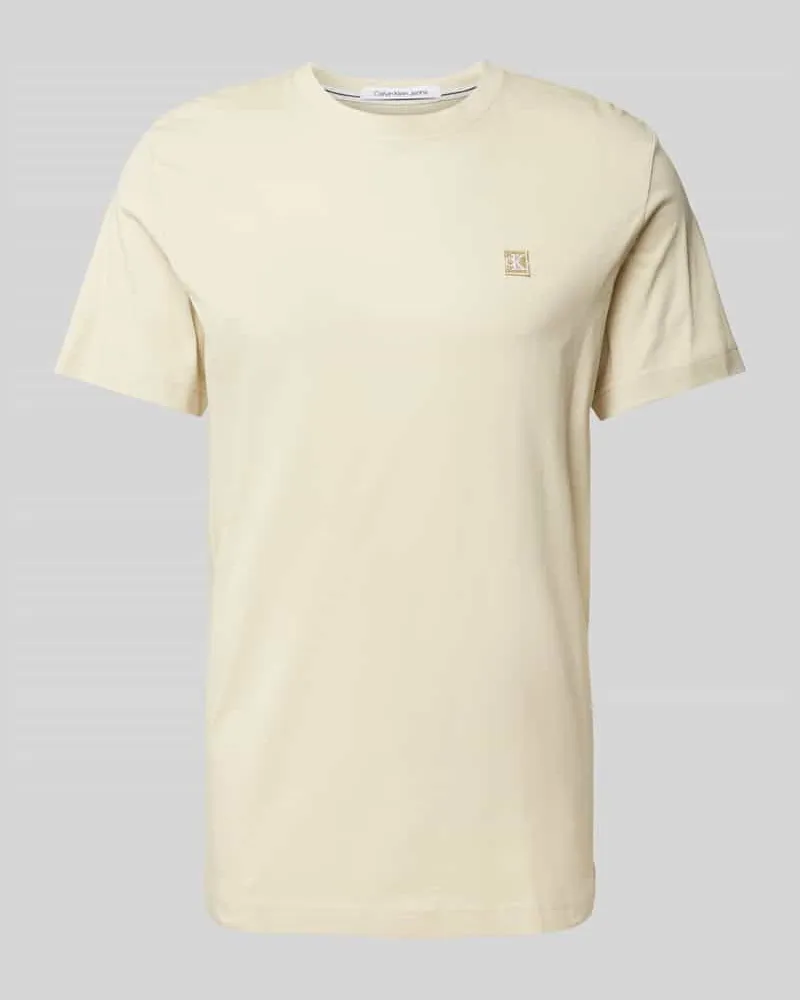Calvin Klein T-Shirt mit Label-Stitching 